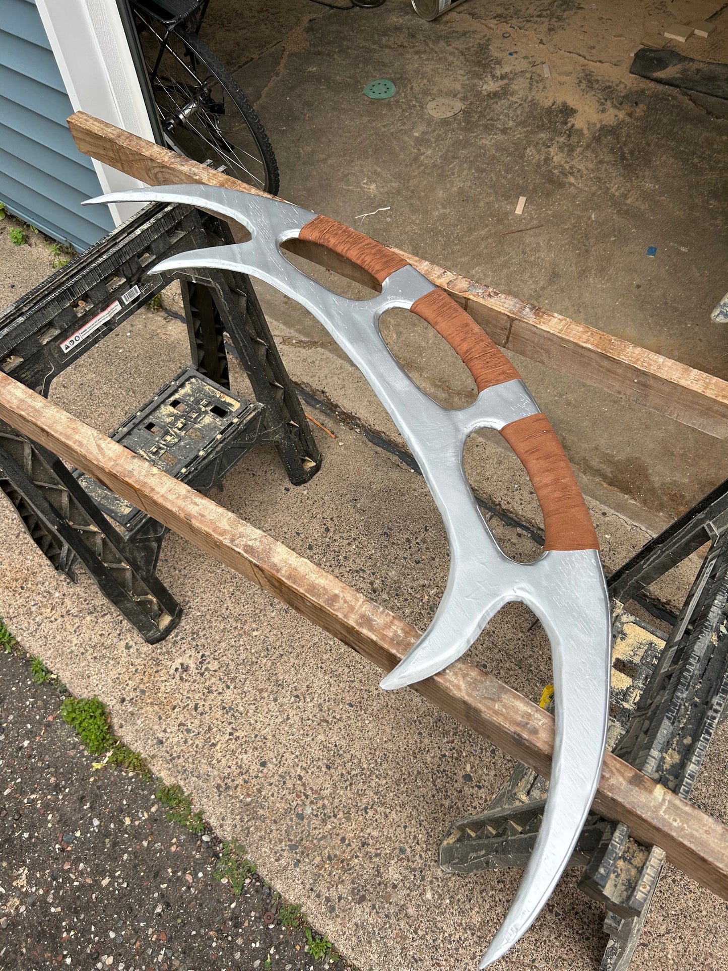 Wooden Replica Bat’leth